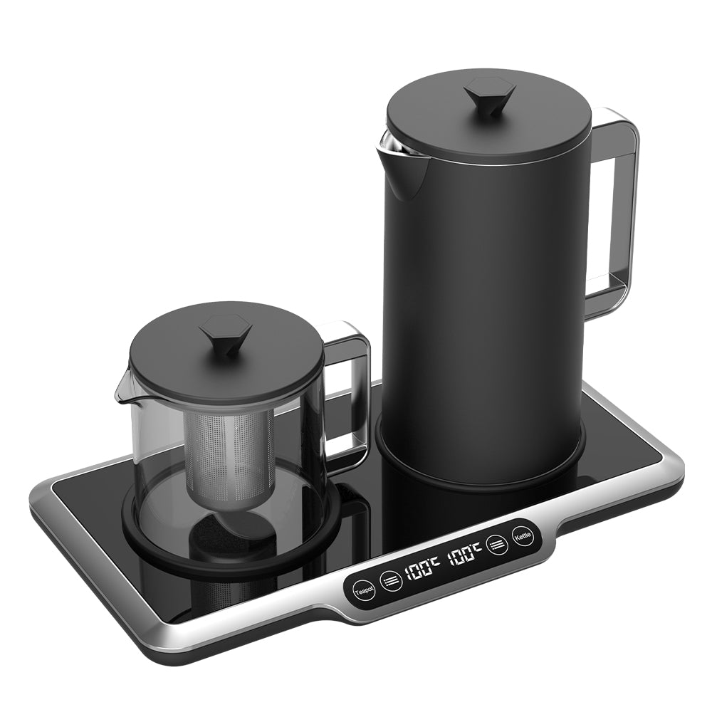 Hotsy W17A-B-3  Electric Glass Kettle Tea Pot Set