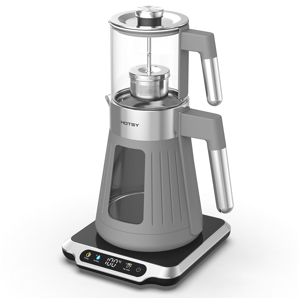 Hotsy WG17BH Samovar Digital Glass Kettle