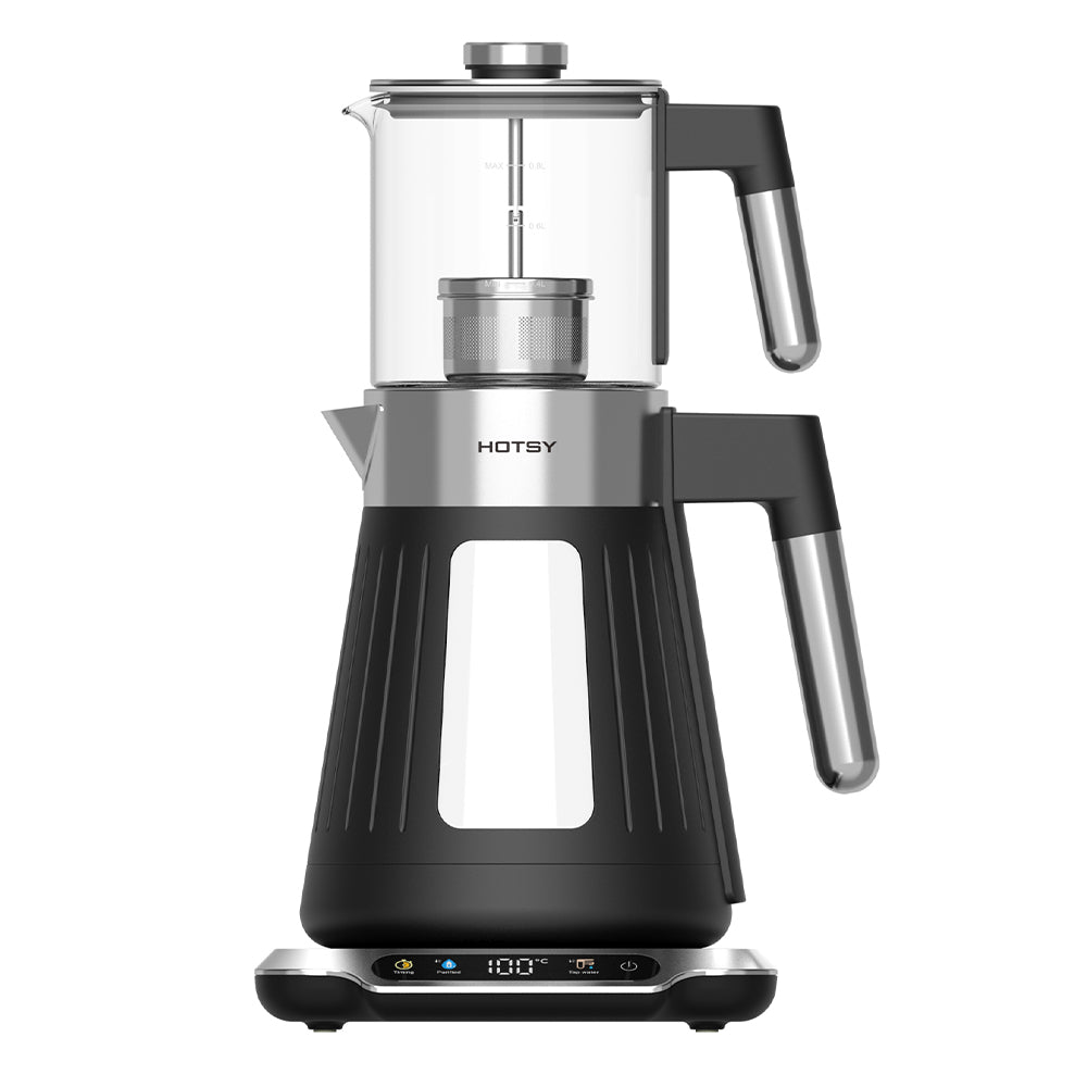 Hotsy WG17BH-B1-4 Electric Samovar Kettles Glass Tea Maker