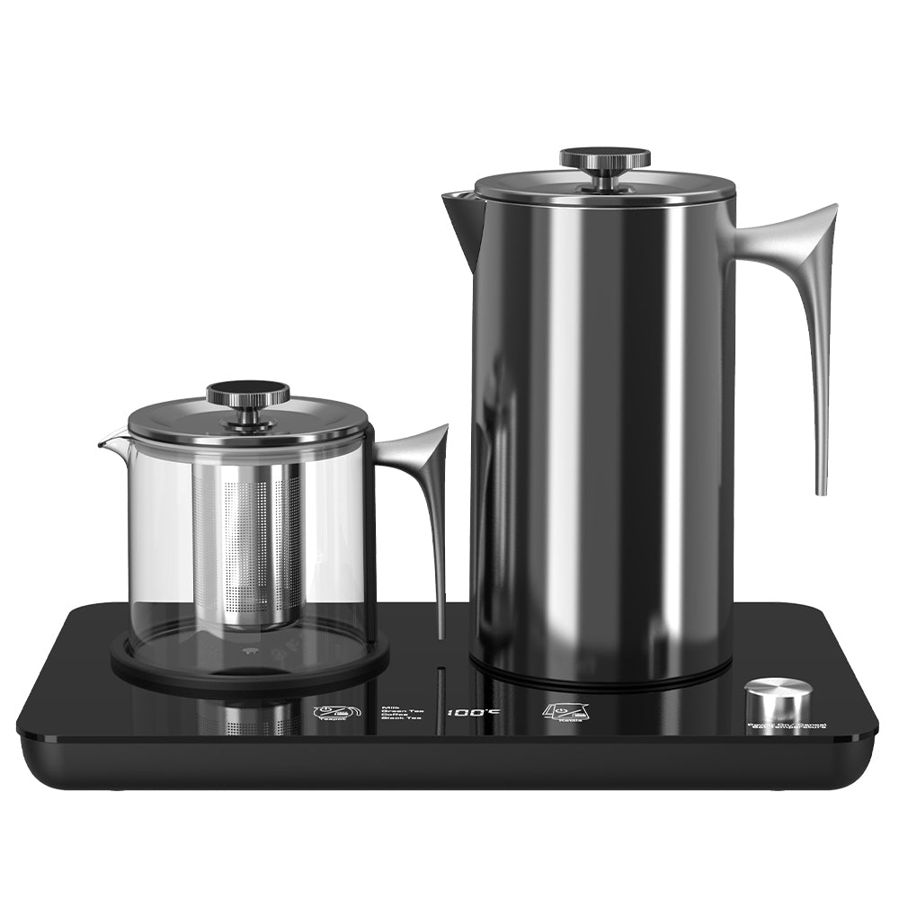 Hotsy W17F-A-3 Glass Electric Kettle Tea Maker Set