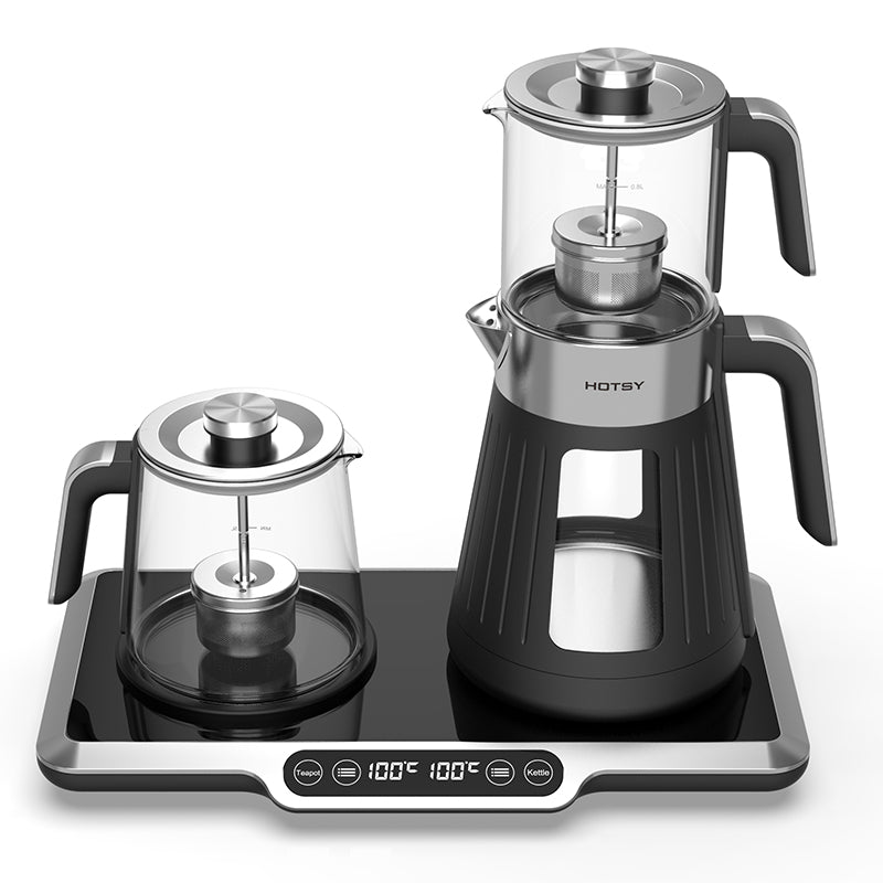 Hotsy WG17BH-B1  Digital Turkish Samovar Kettle Electric Tea Maker Set