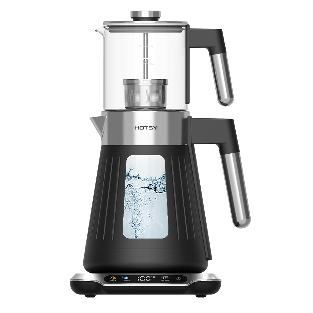 Hotsy WG17BH-B1-4 Electric Samovar Kettles Glass Tea Maker