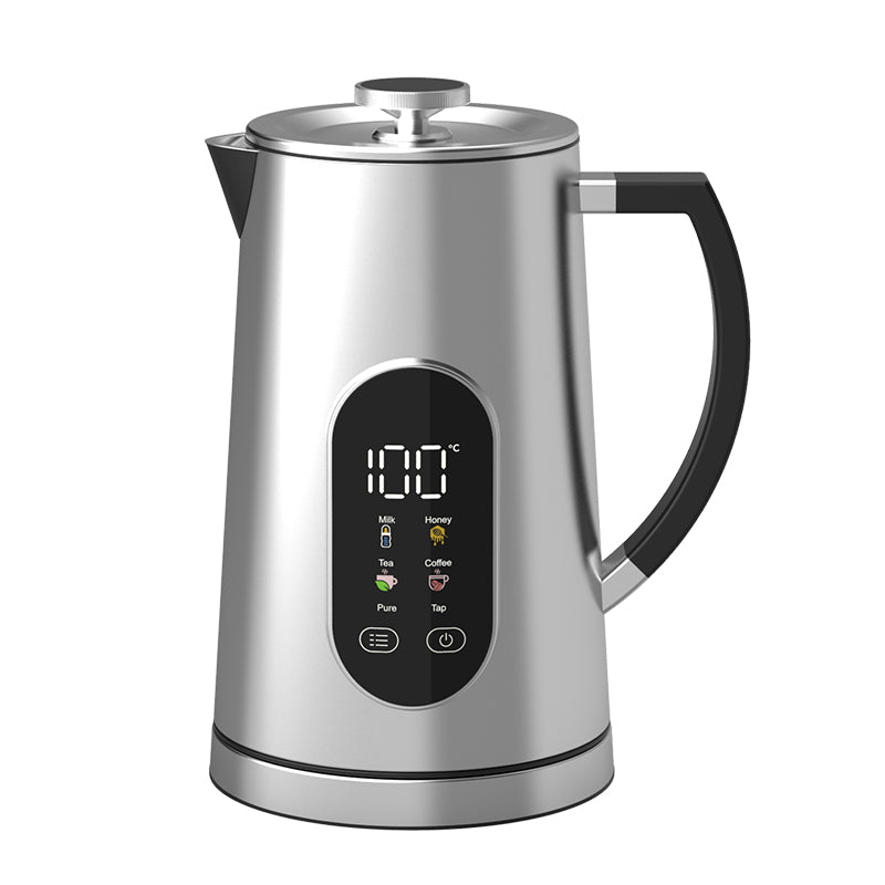 Hotsy-W18ES 1.7L Double Wall Stainless Steel Kettle Electric for Tea Coffee Water Boiling