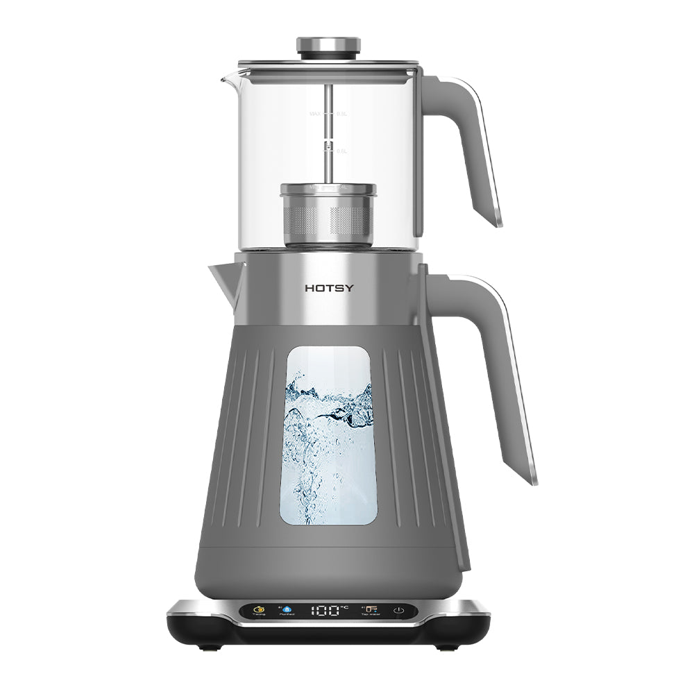 Hotsy WG17BH Samovar Digital Glass Kettle