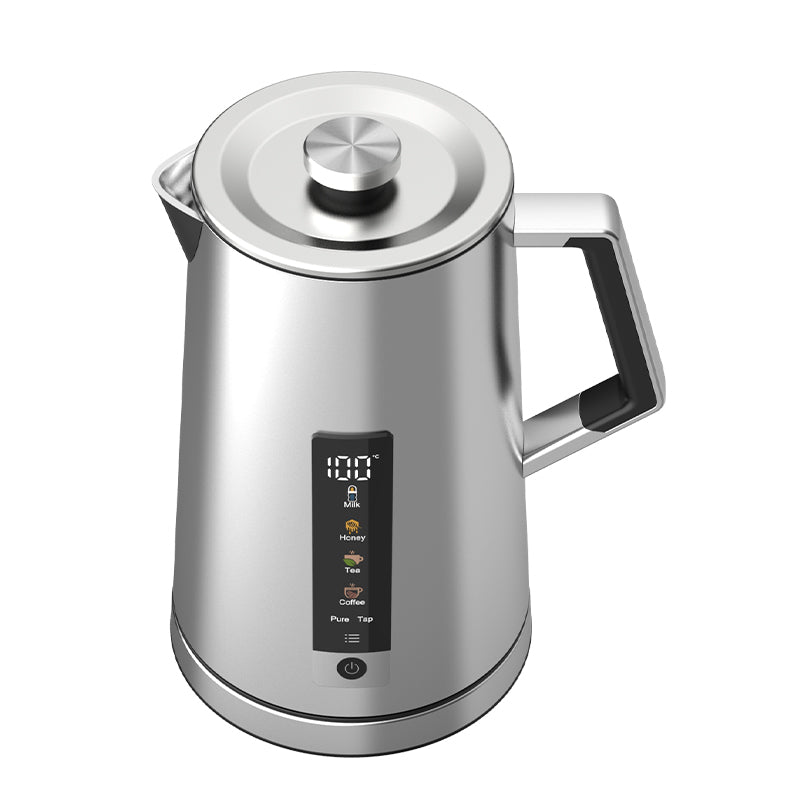 Hotsy-W18BS Portable 1.7L Stainless Steel Smart Electric Tea Kettle