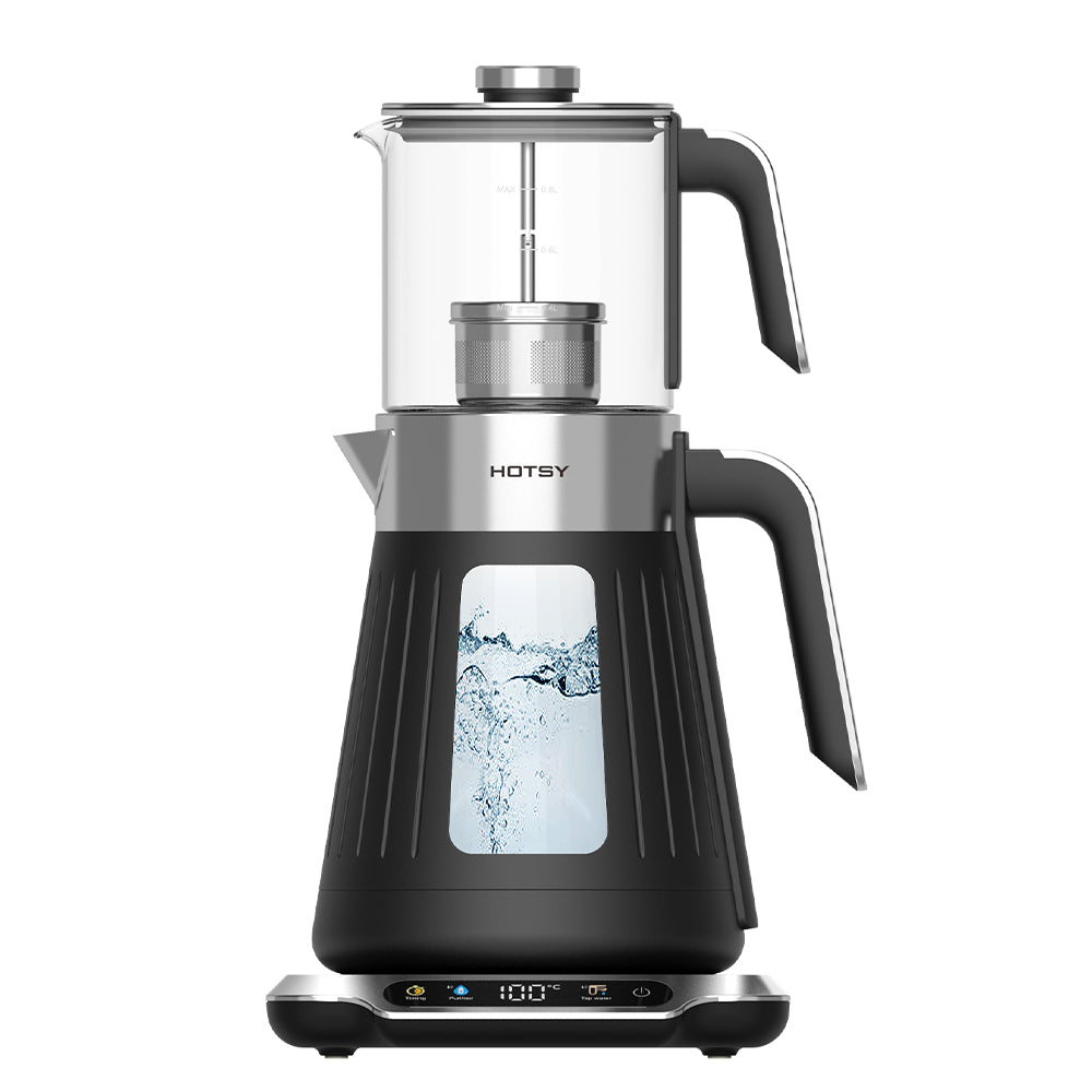 Hotsy WG17BH-B1-4 Electric Samovar Kettles Glass Tea Maker