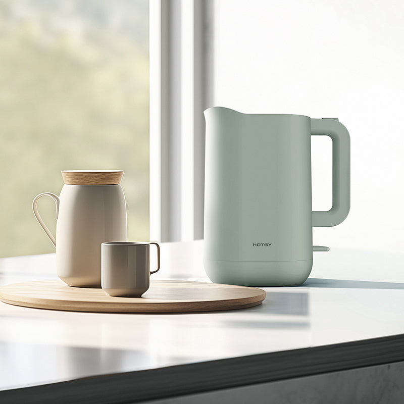 Hotsy W15 1.5L Retro Style Stainless Steel Electric Water Kettle