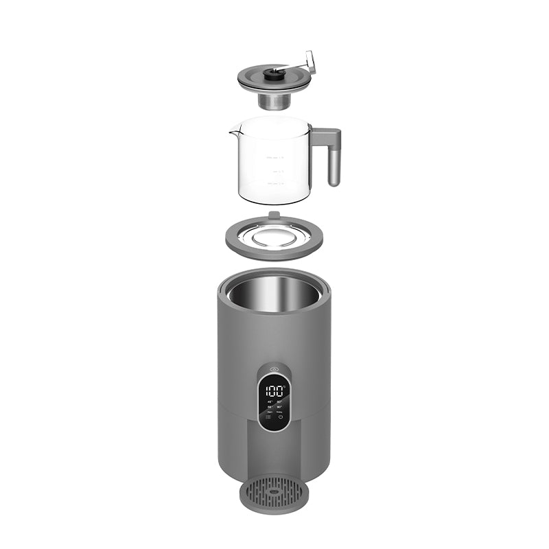 Hotsy T3CH Electric Samovar 3L+0.8L Glass Teapot Turkish Persian Russian Tea Maker Kettle