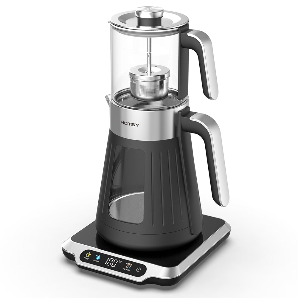 Hotsy WG17BH Samovar Digital Glass Kettle